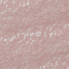 Хлопково-вискозное кордовое кружево пепельно-розового цвета