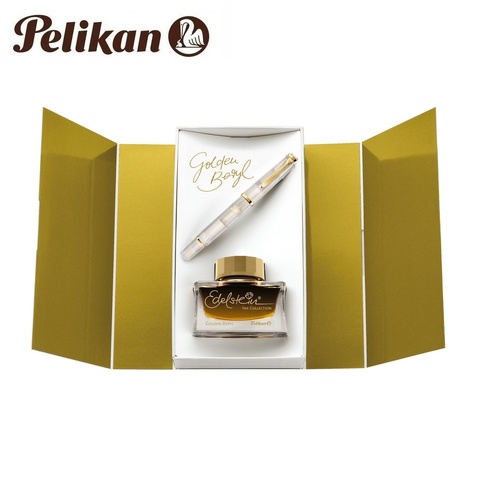 Набор Pelikan Elegance Classic Demonstrator M200 SE 2021, Golden Beryl GT, F (819817)