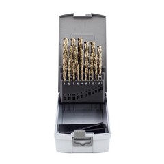 Набор сверл по металлу 1-13мм 25шт DIN338 HSSE-Co5 130° (пл. кейс) Ruko 215215RO