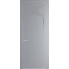 Межкомнатная дверь эмаль Profil Doors 25PW смоки глухая