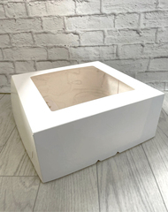 Коробка для 5 капкейков и бенто-торта 25.5х25.5х11 см