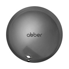 Abber AC0014GS Накладка на слив для раковины, серебро, керамика фото