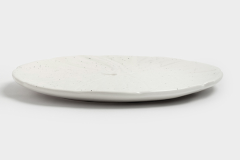 Блюдо 22см Anna Lafarg Light pumpkin Тыква белая в крапинку