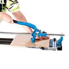 46-0-690 Плиткорез монорельсовый, 900 х 16 мм, ролик 22 х 10,5 х 2 мм, каретка 6 подшипников (РемоКолор)