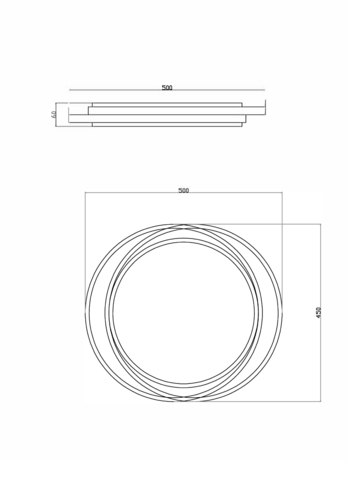 Потолочный светодиодный светильник Freya Lisoa Market FR10031CL-L98W