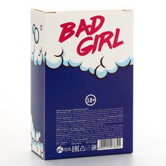 Подарочный набор косметики Bad girl: гель для душа 100 мл и бомбочки для ванны (3×40 г) 18+