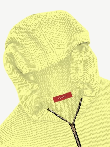 Толстовка на замке из экохлопка