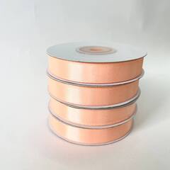 Лента Атласная (1,2см*22,85м) Персиковый.