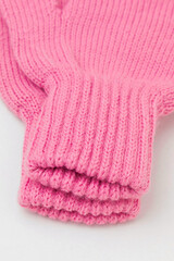 перчатки  для девочки К 125/25/насыщенный коралл