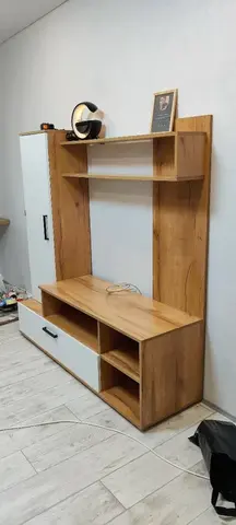 Гостиная Евро-2 графит / дуб крафт белый