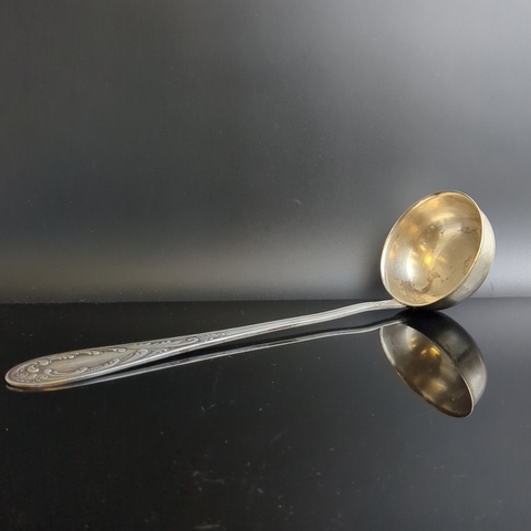 Половник "Пламя", мельхиор, Кольчугинский завод цветных металлов, СССР, 1960-1980 гг.