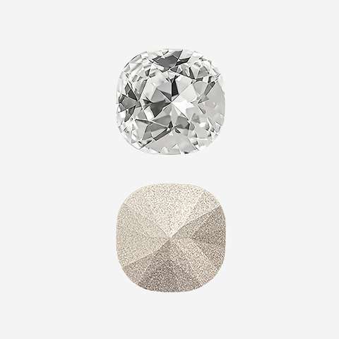 Кристалл Кушон (Сushion), оттенок "Кристалл"/"Crystal", 10мм