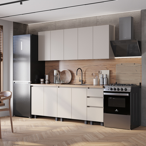 кухонный гарнитур ЧЕСТЕР 2,0 м (кашемир)