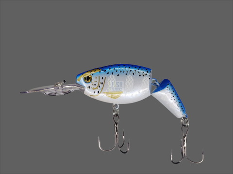 Воблер 2 сост. JOINTED SHAD RAP 70mm 13гр 2,1 - 4,5м #BF (реплика)