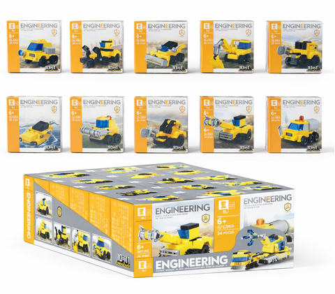 Конструктор Строительный 10в1, в уп 10шт. цена за шт.