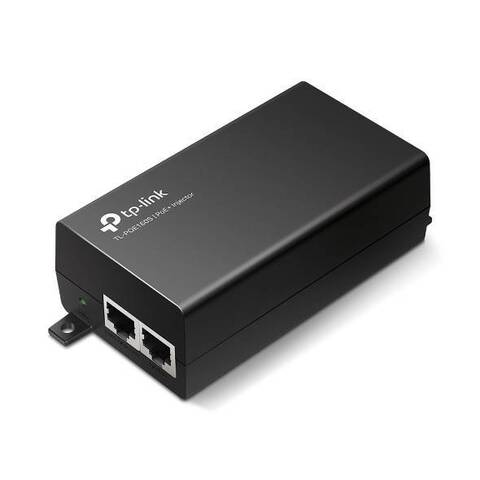 PoE-адаптер TP-LINK TL-PoE160S Гигабитный инжектор PoE, поддержка стандарта 802.3af/at, 2 гигабитных порта Ethernet, 1 выходной порт PoE, настенная/настольная установка, Plug andPlay.(073084)