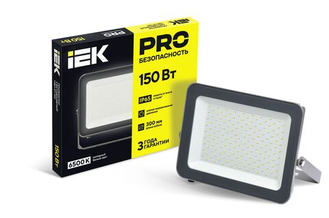 Прожектор СДО 07-150 светодиодный серый IP65 IEK