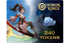 Игровая валюта Honor of Kings 240 Tokens [Цифровая версия] (для ПК, цифровой код доступа)