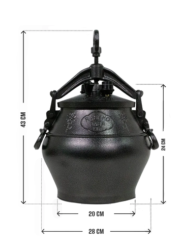 Афганский казан с крышкой на 12 литров - купить 2