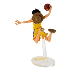 Фигурка Banpresto One Piece х NBA: Monkey D. Luffy (Los Angeles Lakers) (Витринный образец)