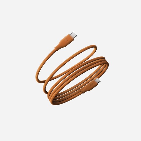 Кабель магнитный Energea HELIX MAGNETIC, USB-C to USB-C, 60W 1.5M, Оранжевый | Orange