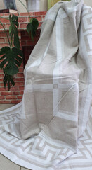 Одеяло байковое жаккардовое