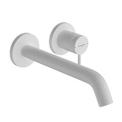 Hansgrohe 73351700 Tecturis S Смеситель для раковины, однорычажный, настенный, с изливом 22,5 см, мб фото