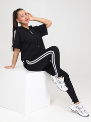 Стрейчинг - костюм черный Iv-capriz