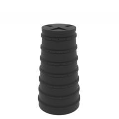 Конусный дренажный колодец Мультпласт 1.5 м(815x815x1500см;20кг;) - арт.555485.41