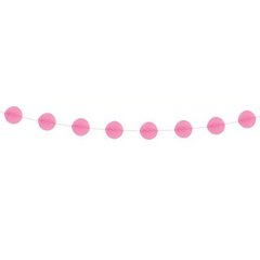 Гирлянда-шары бум розовая 3м/G