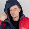 Утеплённая прогулочная лыжная куртка Nordski Premium Sport Red/Dark Navy мужская