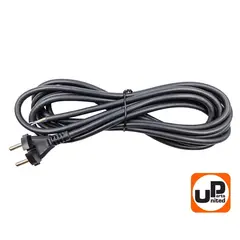 Шнур сетевой UNITED PARTS 2х1,5 мм.кв. - 4,0 м, ПГА-ВП (медь, термоэластопласт ±50С°) (90-0451)