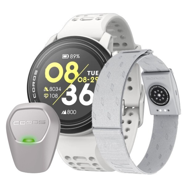 Coros Pace 3 White Silicone HRM|POD2