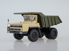 BELAZ-7522 Dump truck late beige-khaki 1:43 Dealer models BELAZ