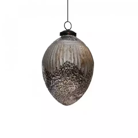 Новогодняя игрушка 13см Roomers Furniture серая