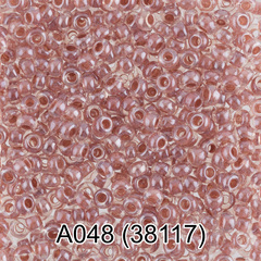 Бисер Чехия "GAMMA" круглый 1 10/0 2.3 мм A048 грязно-сиреневый ( 38117 )