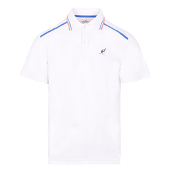 Теннисное поло Australian Technical Piquet Polo with Print - bianco