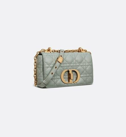 Сумка Dior Caro, модель маленького формата серый