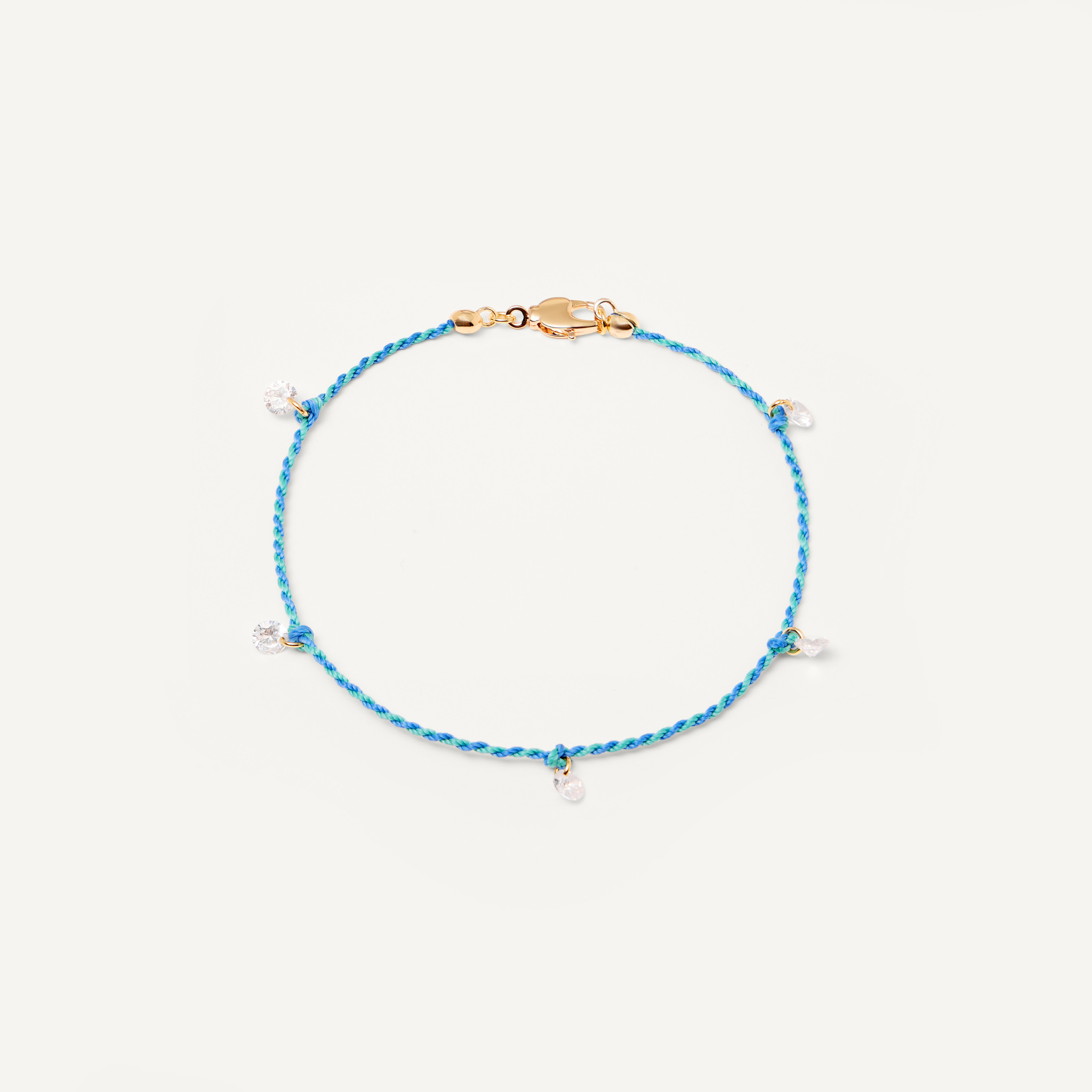 

Анклет Your Color Knitted Anklet - Small Crystal