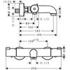 Термостат для ванны Hansgrohe Ecostat 1001 CL 13201000