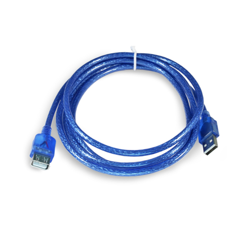 Переходник USB 2.0 (male) на USB 2.0 (female), с передачей данных, 180 см