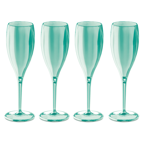 Набор бокалов для шампанского 4 шт Superglas CHEERS NO. 1, 100 мл, мятный
