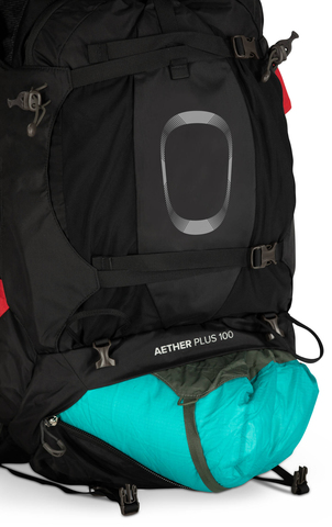 Картинка рюкзак туристический Osprey Aether Plus 100 Axo Green - 13