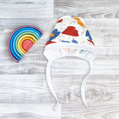 Утеплённый чепчик Mjölk Color Spots