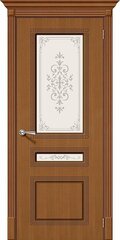 Дверь Стиль / Цвет Ф-11 (Орех) / Стекло Худ. / Двери Браво