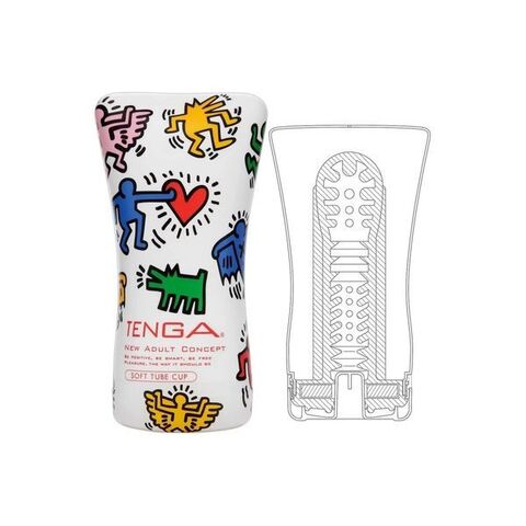 TENGA&Keith Haring Мастурбатор Soft Case Cup