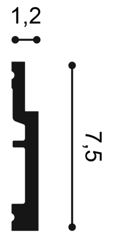 Плинтус гибкий SX187F