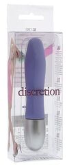 Сиреневый миниатюрный вибратор DISCRETION - 8 см. - 