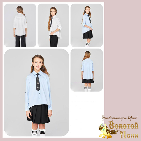 Блуза девочке (6-10/10-15) 250528-Q1216
