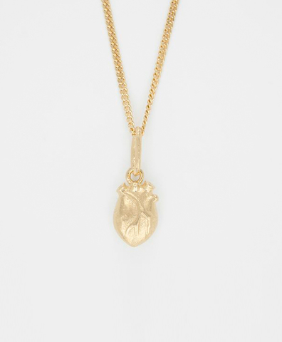 Колье Iconic heart gold small